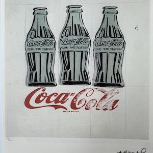 Andy Warhol &quot;Coca Cola&quot; Lithograph - Leo Castelli Edition, Signed, Pop Art