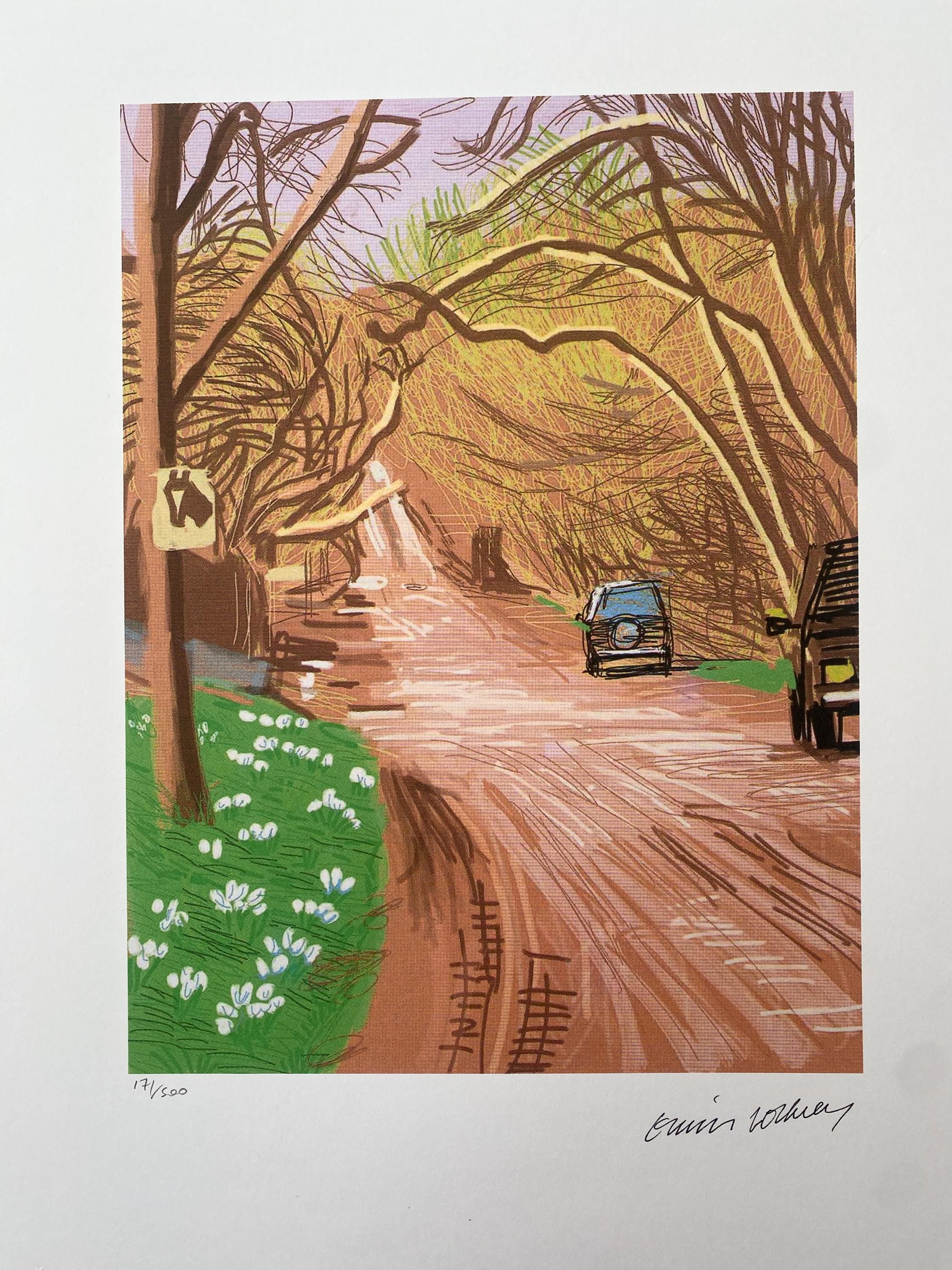 David Hockney the Arrival of Spring - Etsy