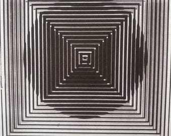 Victor Vasarely "Bon a Tirer,1989  " Lithograph, Certificate, Signed, Top! Wall Art, Pop Art after