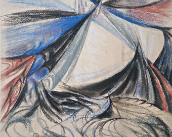 フランティシェク・クプカ抽象リトグラフ：サイン入り認定壁アート