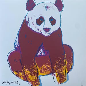 Andy Warhol Panda - Etsy