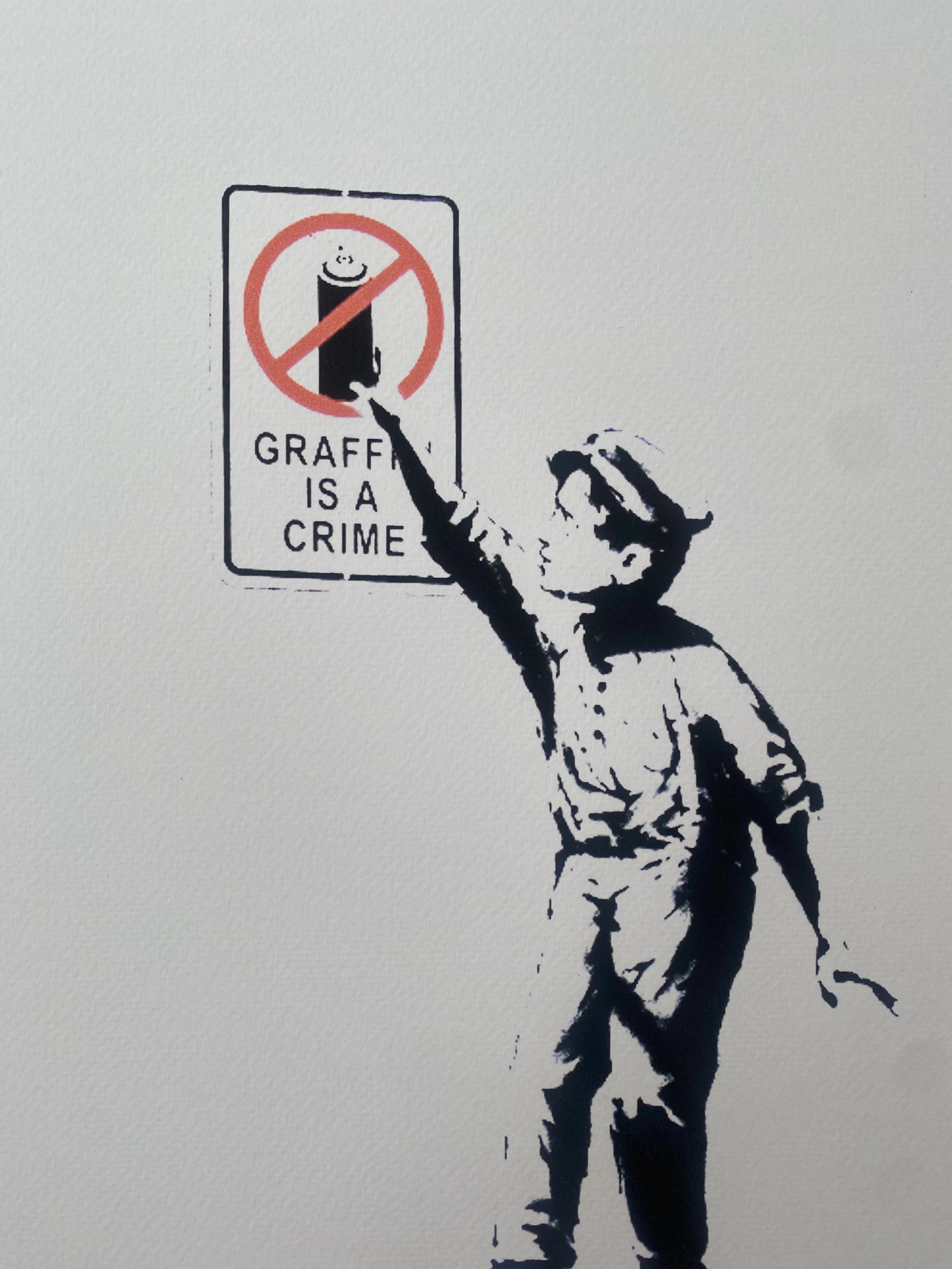 限定品】バンクシー GRAFFITY IS A CRIME