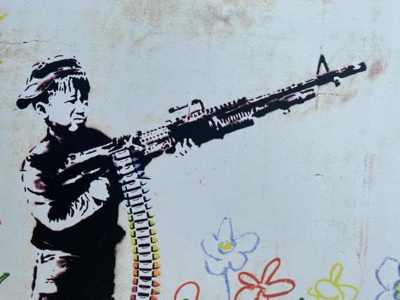 バンクシー Banksy Child エスタンプリトグラフ 38/250 Banksy 