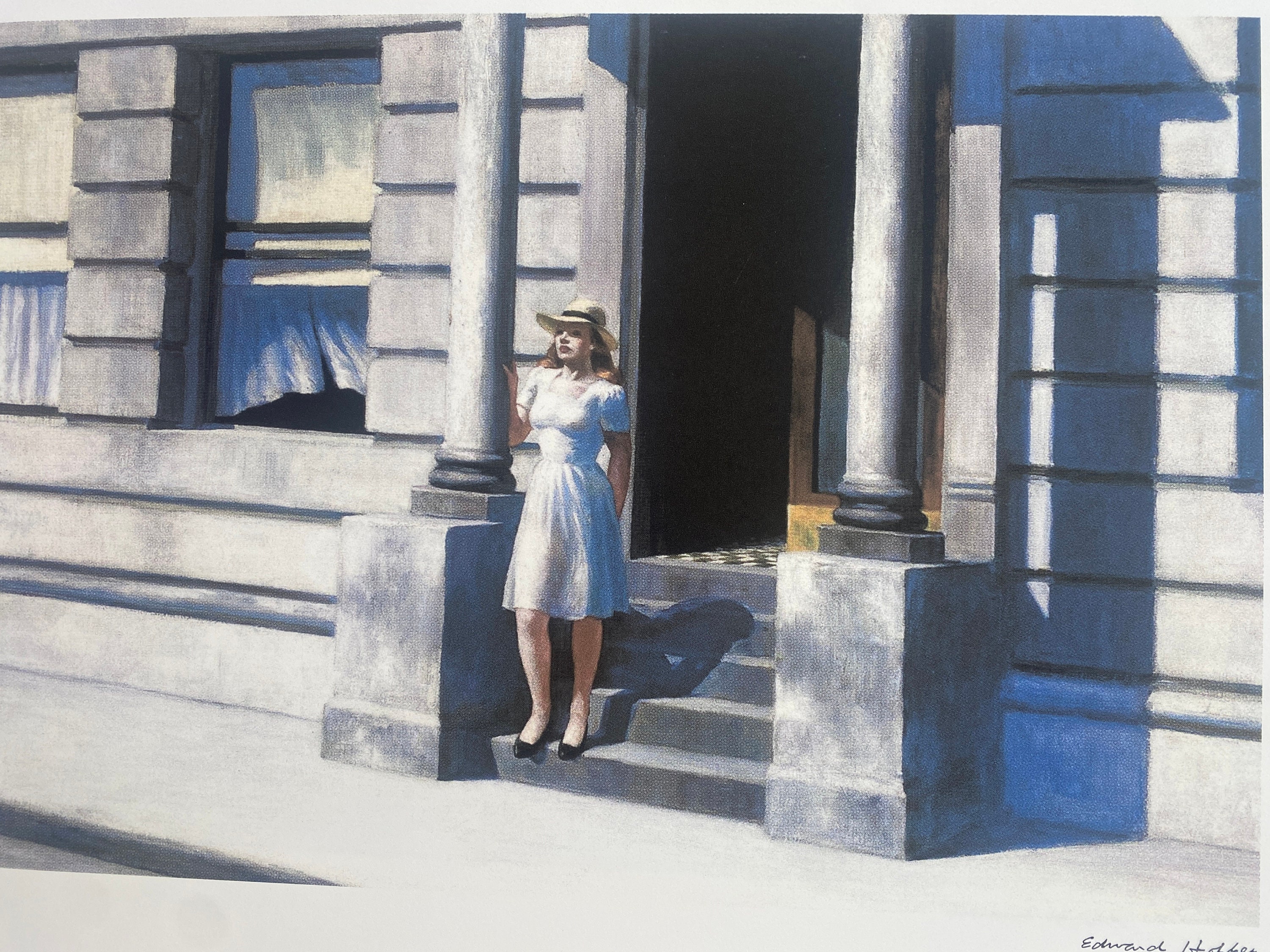 Edward Hopper summertime 1943 Lithograph Certificate Signed Top 