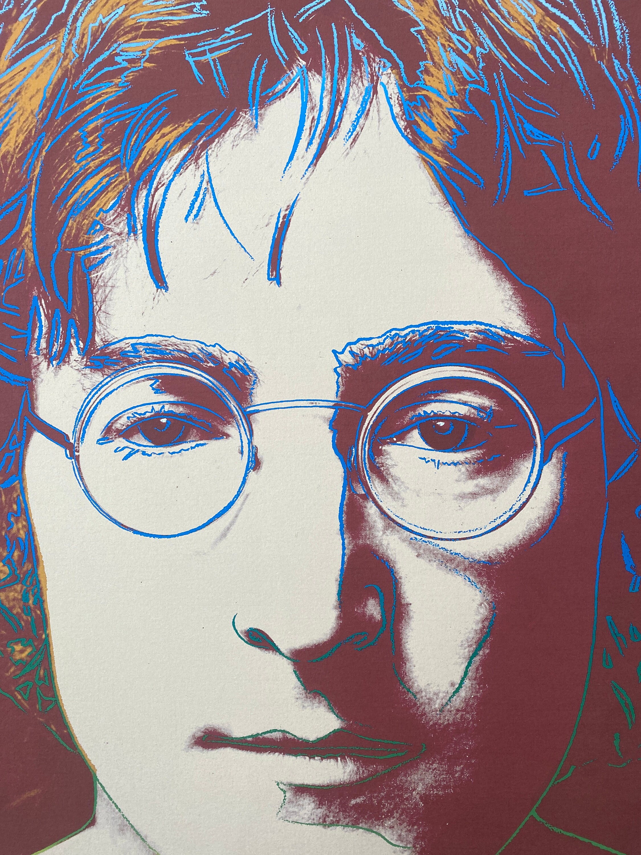Andy Warhol John Lennon Lithograph: CMOA Pop Art Print