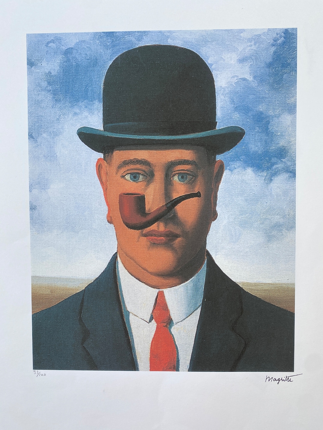 ルネ・マグリット「善意」1965年 リトグラフ、証明書、サイン入り