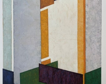 Frantisek Kupka &quot;Plans diagonaux I  &quot; Lithograph, Certificate, Signed, Top! Wall Art, Pop Art after