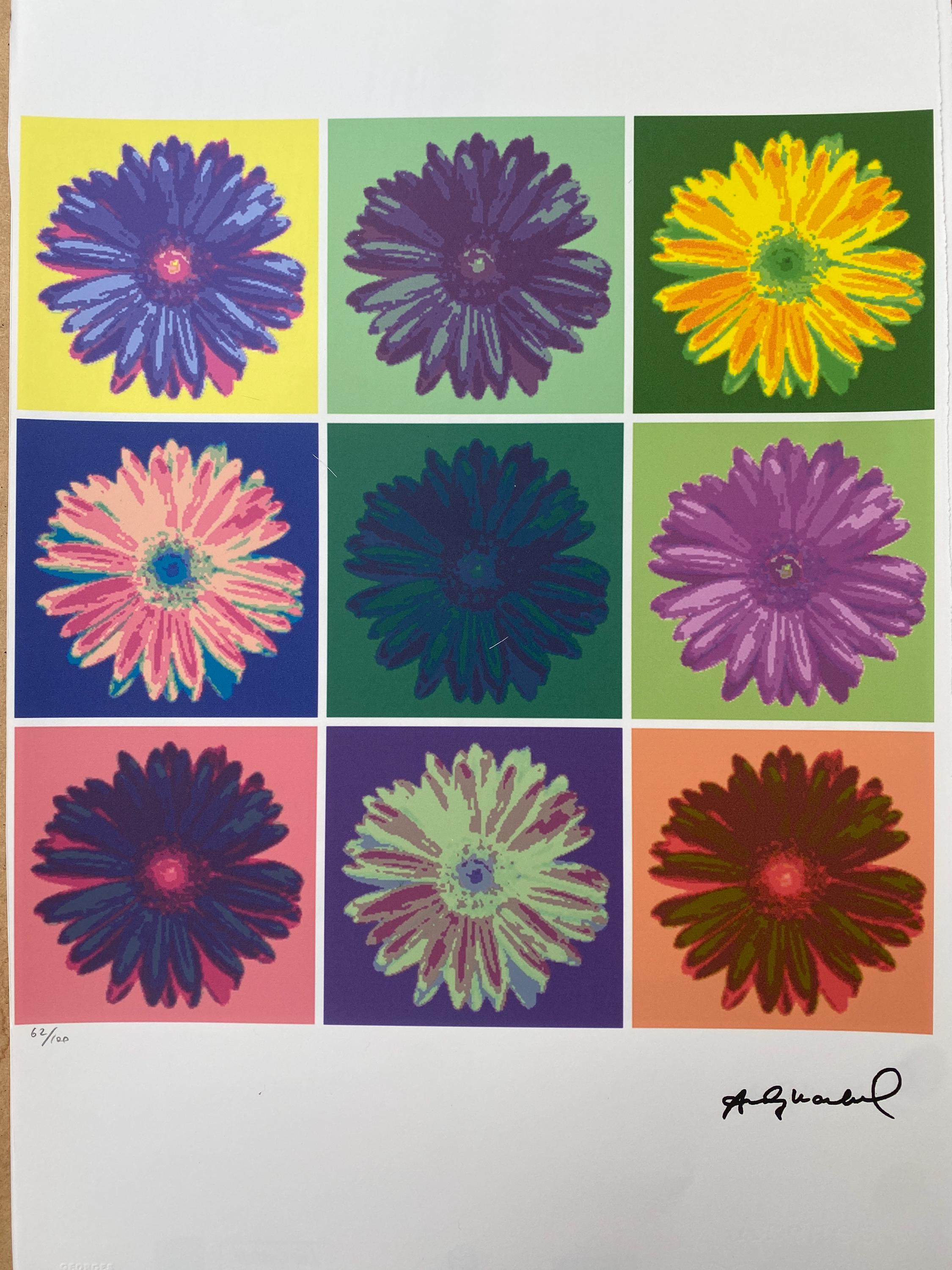 アンディウォーホル　フラワー　公式複製　特大 アンディ・ウォーホル 「フラワーズ Flowers,c.1964（purple