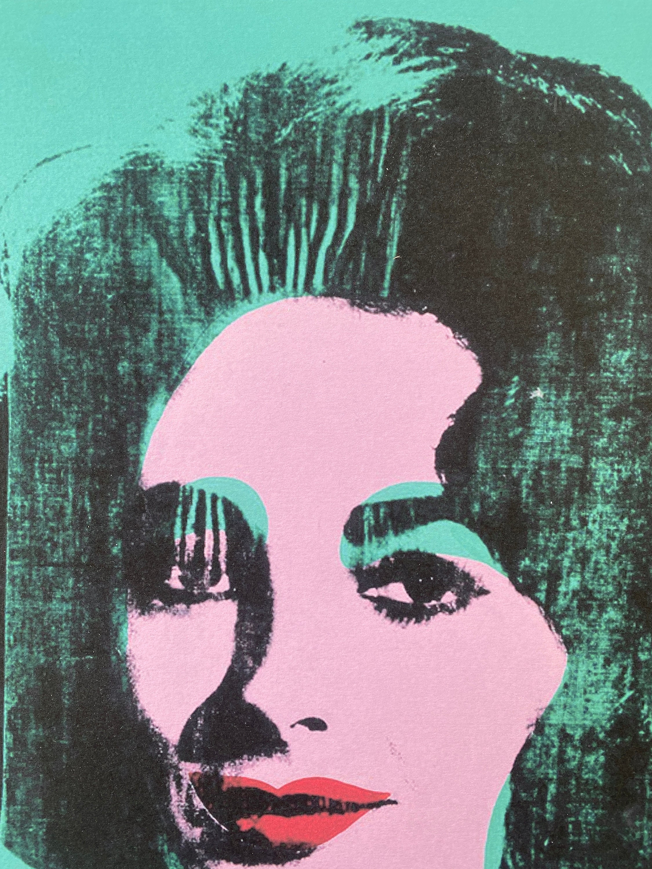 Andy Warhol Liz Taylor Lithograph: 1964 Pop Art Print, Signed