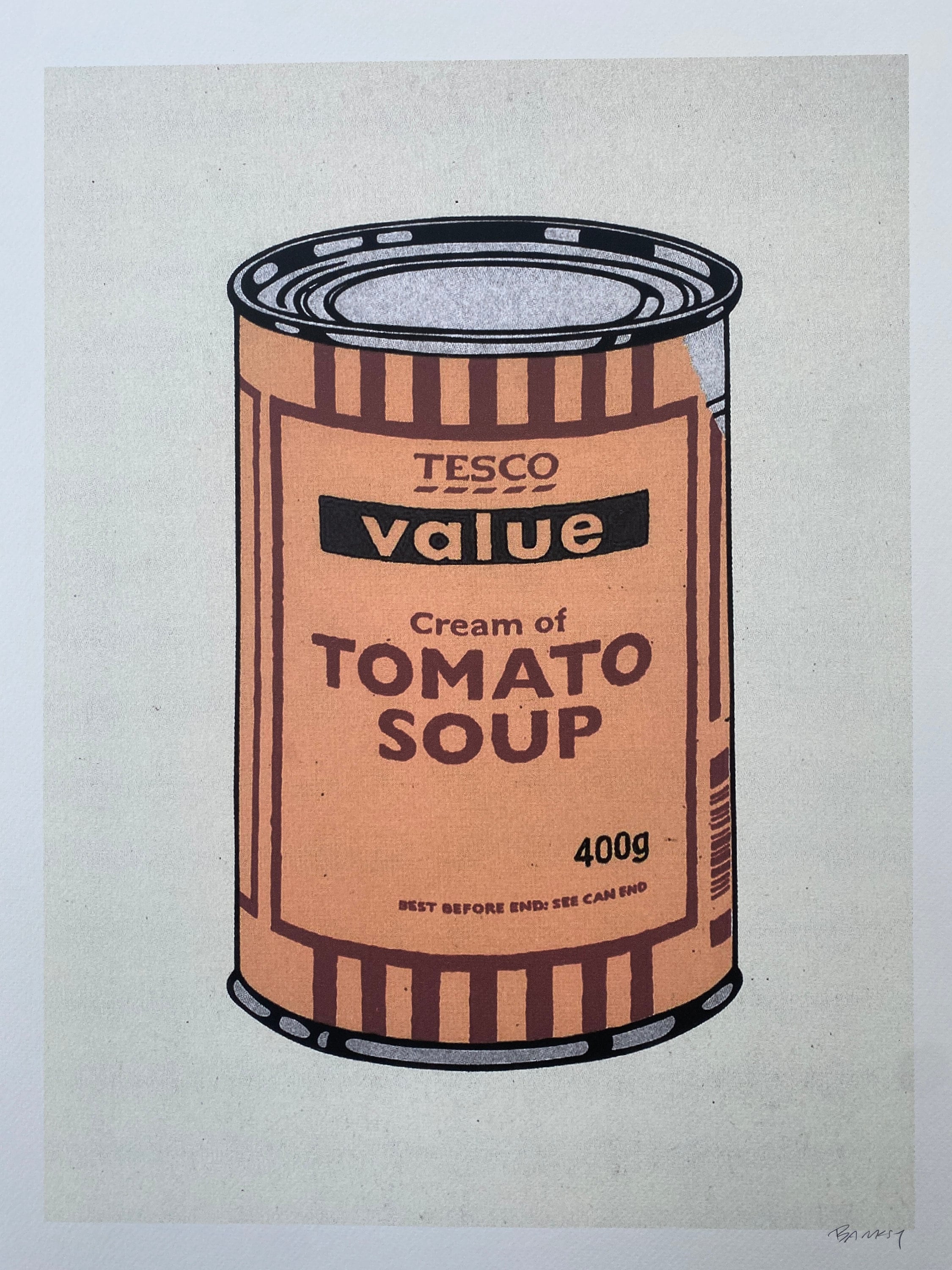 バンクシー Banksy オフィシャル ポスター スープ缶 Soup Cans