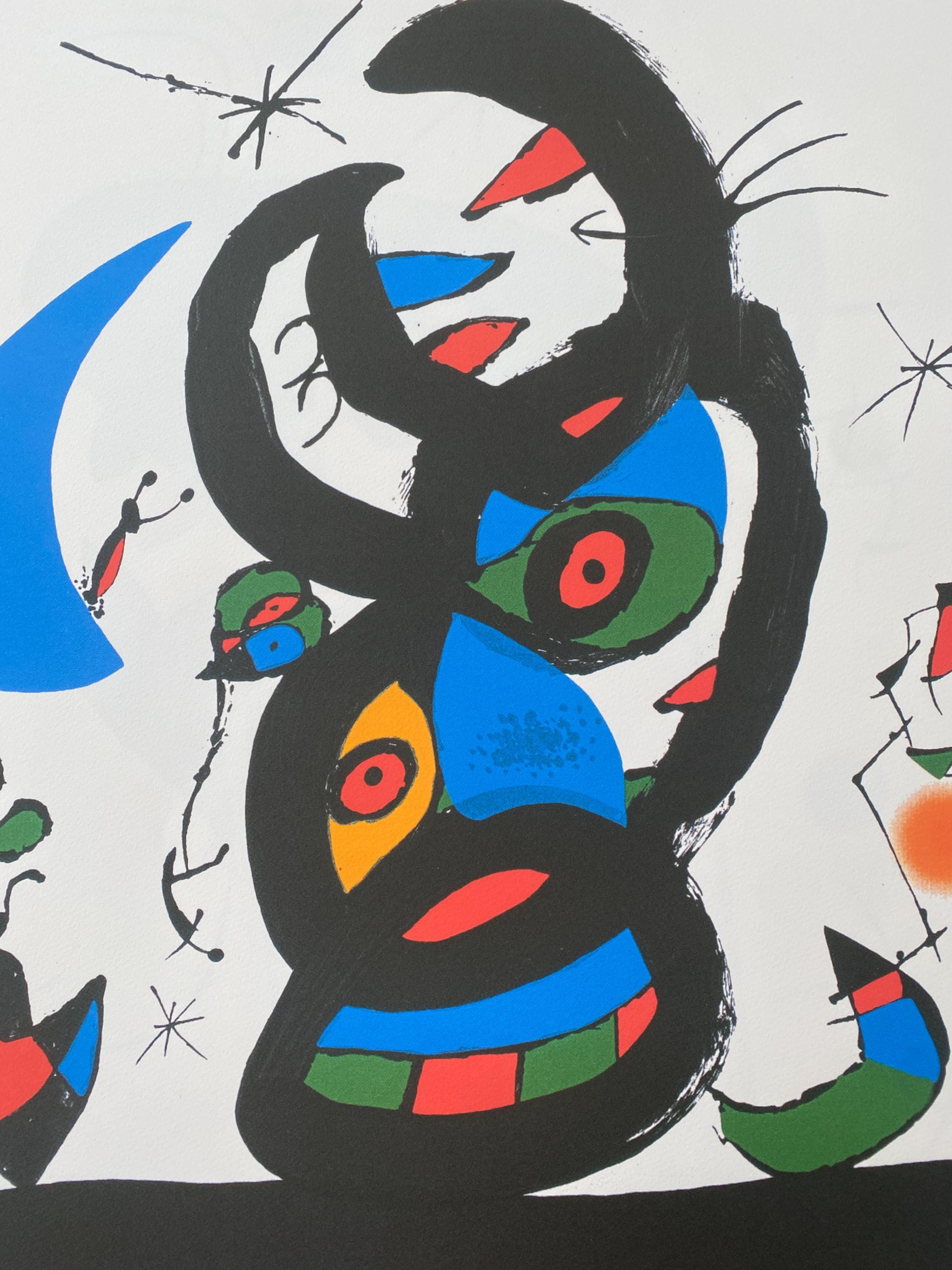 リトグラフ＊ ジョアンミロ ジョアン・ミロ 【3つ車輪】イメージサイズ45x61cm オリジナル