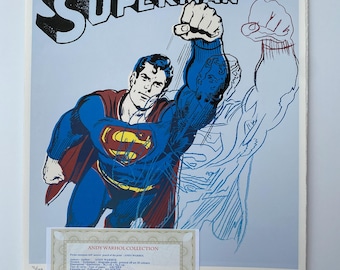 アンディ・ウォーホル「ジョン・レノン」リトグラフ、証明書、サイン