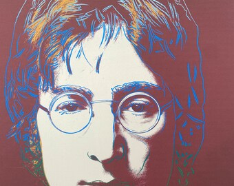 Andy Warhol John Lennon Lithograph: CMOA Pop Art Print, Signed