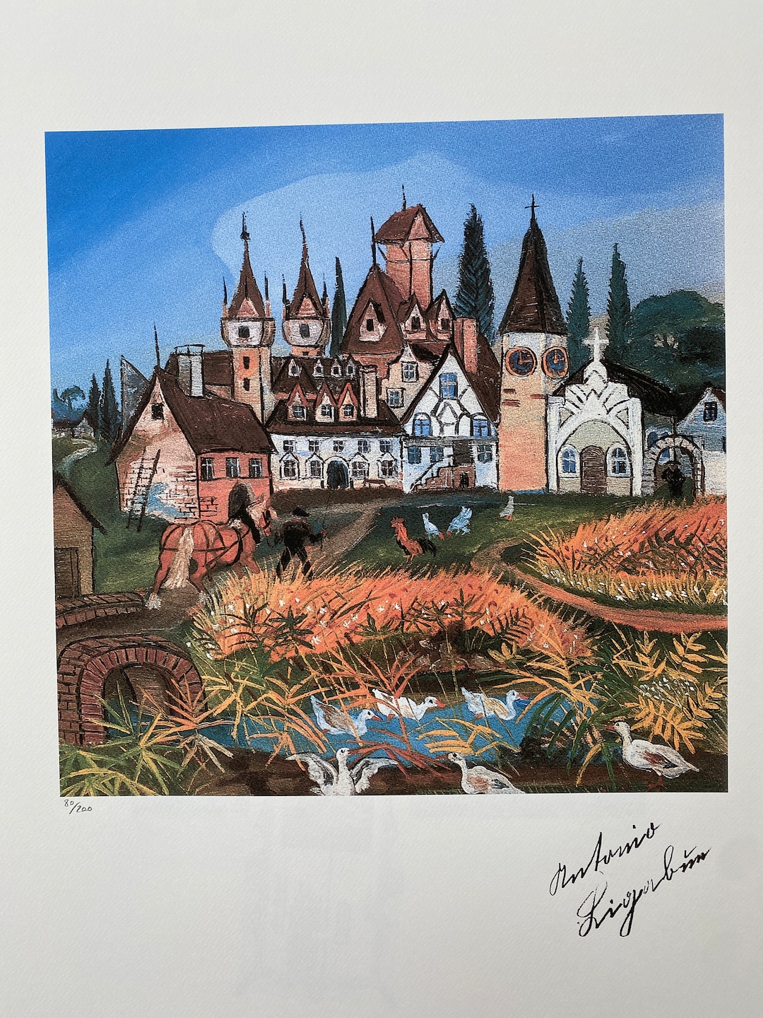 【ANTONIO A】風景画　リトグラフ　限定250部　直筆サイン入り il_1080xN.6126562784_o85t.jpg