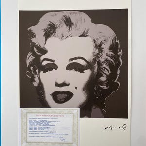 Andy Warhol Leo Castelli &quot;  &quot; Lithograph, Certificate, Signed, Top! Wall Art, Pop Art after