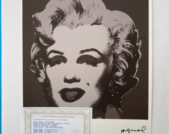 Andy Warhol Leo Castelli Lithograph: Pop Art, Signed, with Certificate