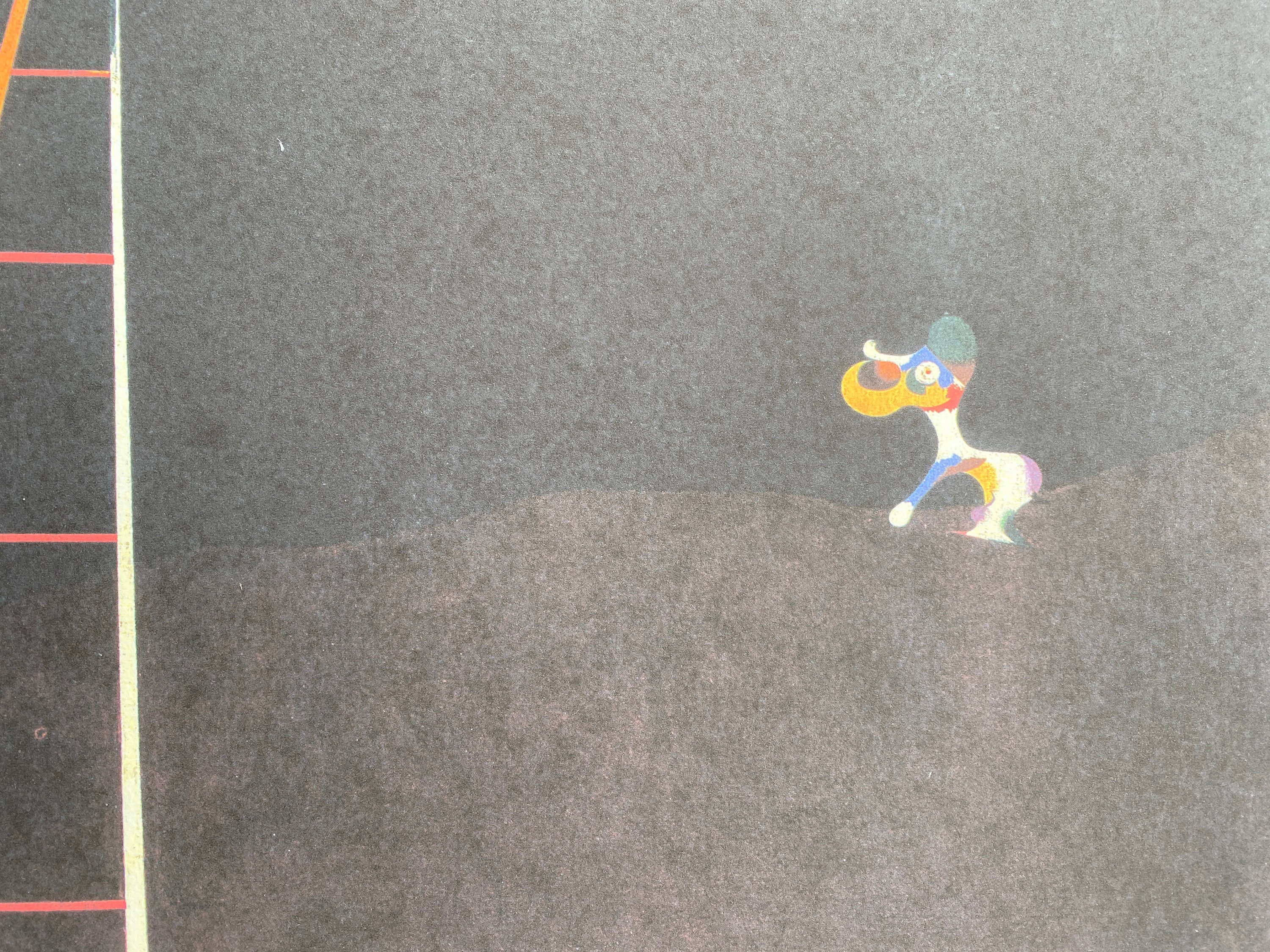 ミロ 月に吠える犬 1952年 オリジナルリトグラフ 版画｜石版画