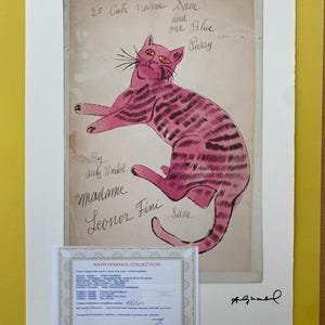 Andy Warhol Leo Castelli &quot;SAM  &quot; Lithograph, Certificate, Signed, Top! Wall Art, Pop Art