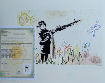 Banksy バンクシー KIDS ON GUNS 10ポンド 書類フルセット s-l1200.jpg