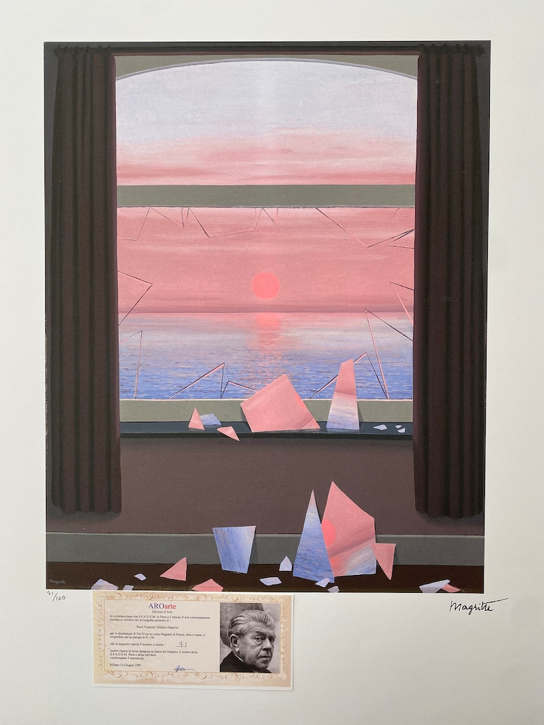 René MAGRITTE - Souvenir de Voyage (Memory of a Voyage