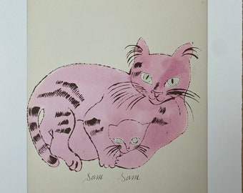 Andy Warhol &quot;Sam  &quot; Lithograph, Certificate, Signed, Top! Wall Art, Pop Art(after)