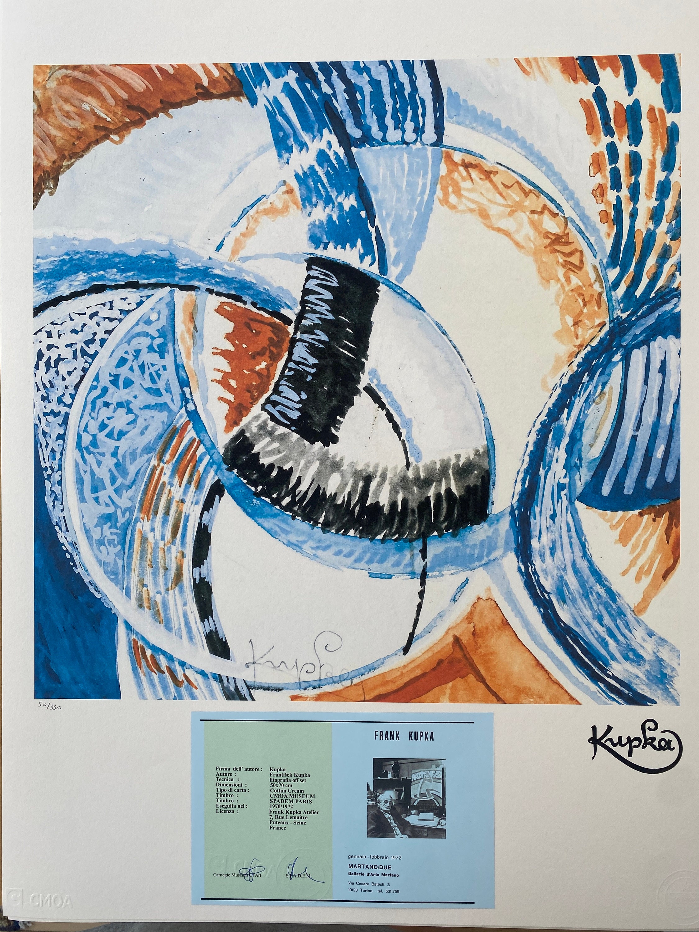 art]KUPKA František Kupka クプカ展　図録 クプカ展 Frantisek Kupka 図録 カタログ1994年 画集 クプカ展