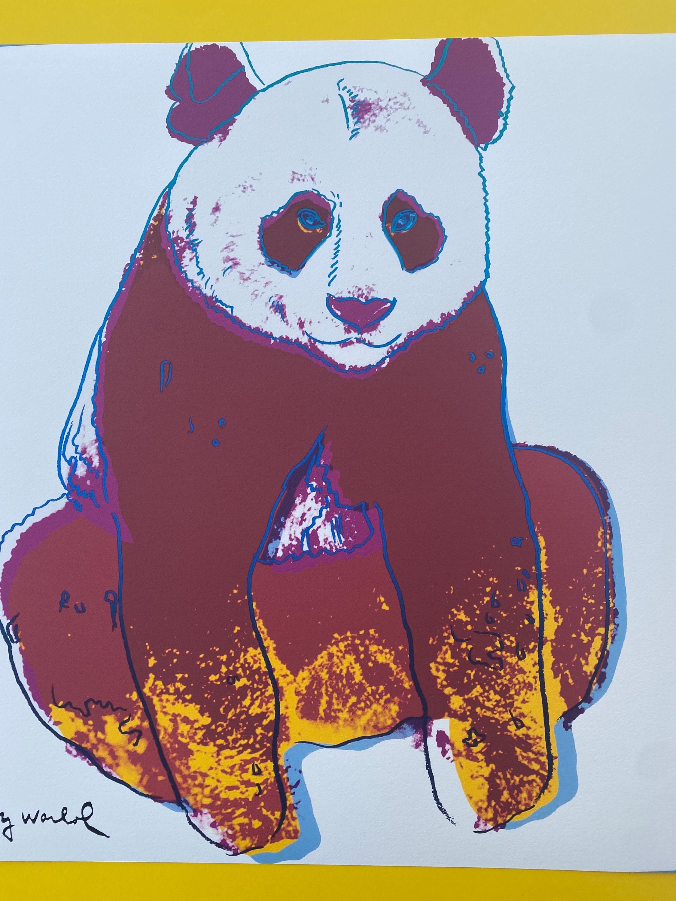 Andy Warhol Giant Panda Lithograph: CMOA Pop Art Print, Signed - Etsy