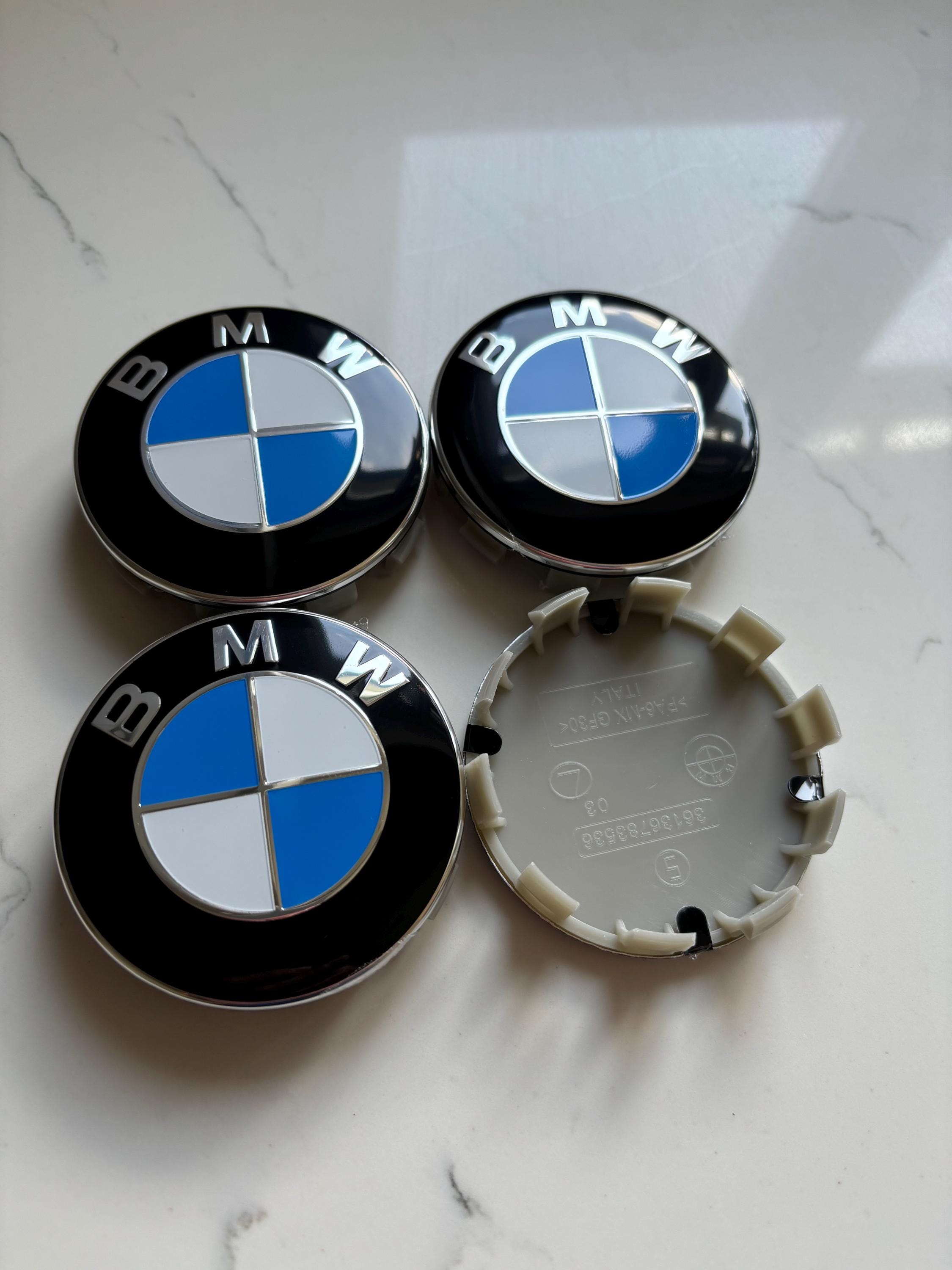 4 Set for BMW Alloy Wheel Centre Caps 68mm E90 E92 1,3,5,6,7,X5 M3 Z4 ...