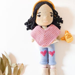 amigurumi doll, April doll, pdf pattern