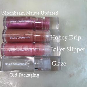Belac Cosmetics Hybrid Lip Gloss | Lip Balm & Gloss in One | Moisturizing High Shine Finish | Smooth Hydrating Formula | Lunar Holodust image 4