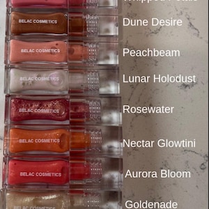 Belac Cosmetics Hybrid Lip Gloss | Lip Balm & Gloss in One | Moisturizing High Shine Finish | Smooth Hydrating Formula | Lunar Holodust image 5
