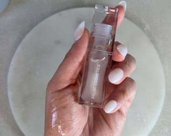 Belac Cosmetics Hybrid Lip Gloss | Lip Balm & Gloss in One | Moisturizing High Shine Finish | Smooth Hydrating Formula | Clear Glaze