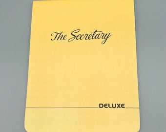 Vintage Secretary Notebook, Unused, Columns, 1990s