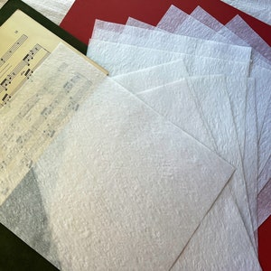 Onion Skin Paper, Cockle Finish, 25% Cotton Fiber, Lightweight, 12