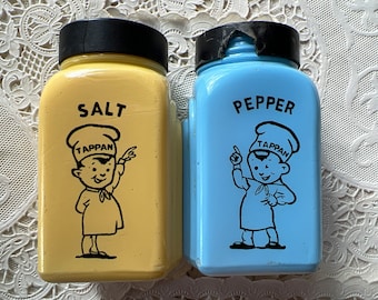 Vintage Tappan Salt and Pepper Shakers, Retro Kitchen Decor
