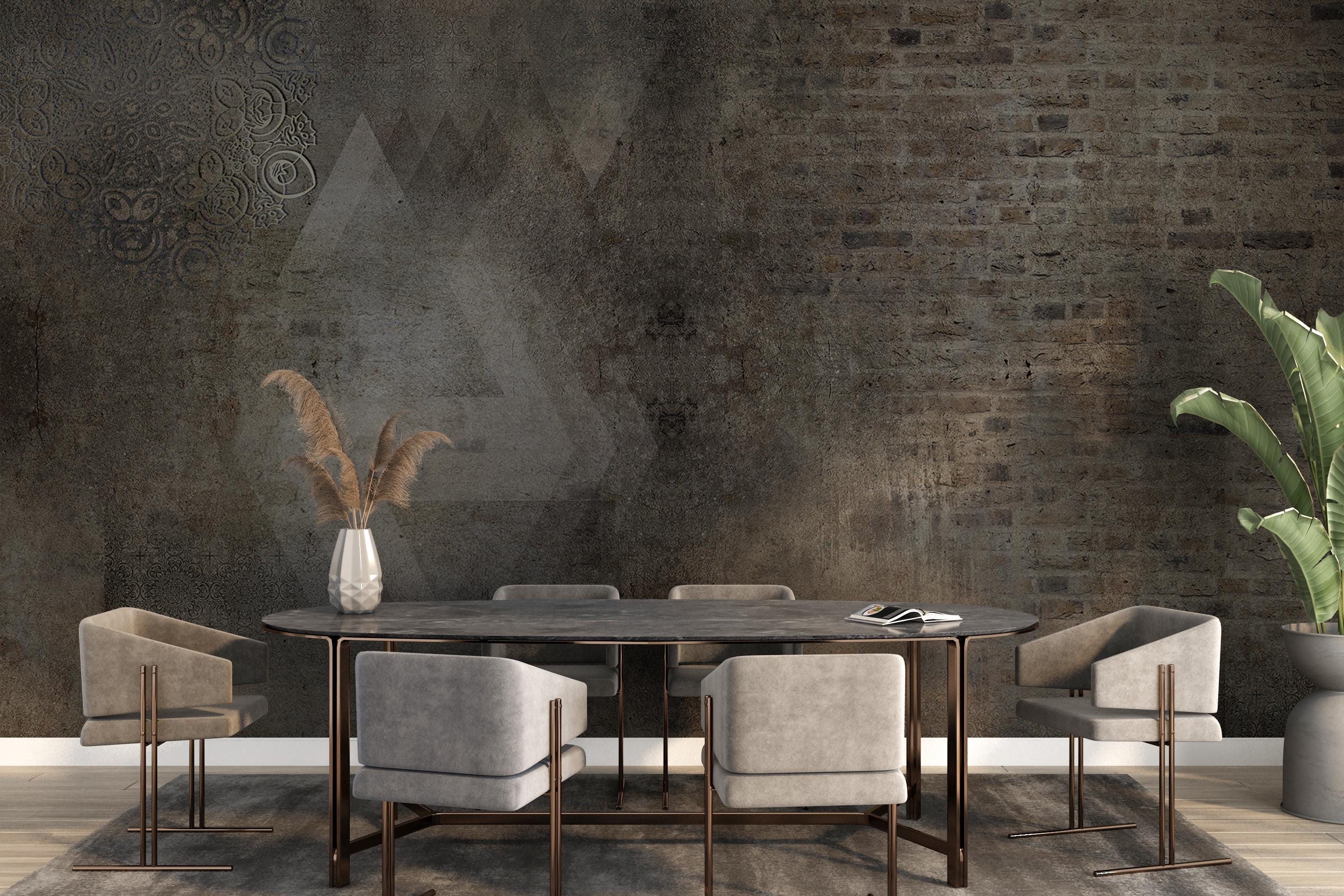 Rustic Textured Walls In Modern Urban Decor photo