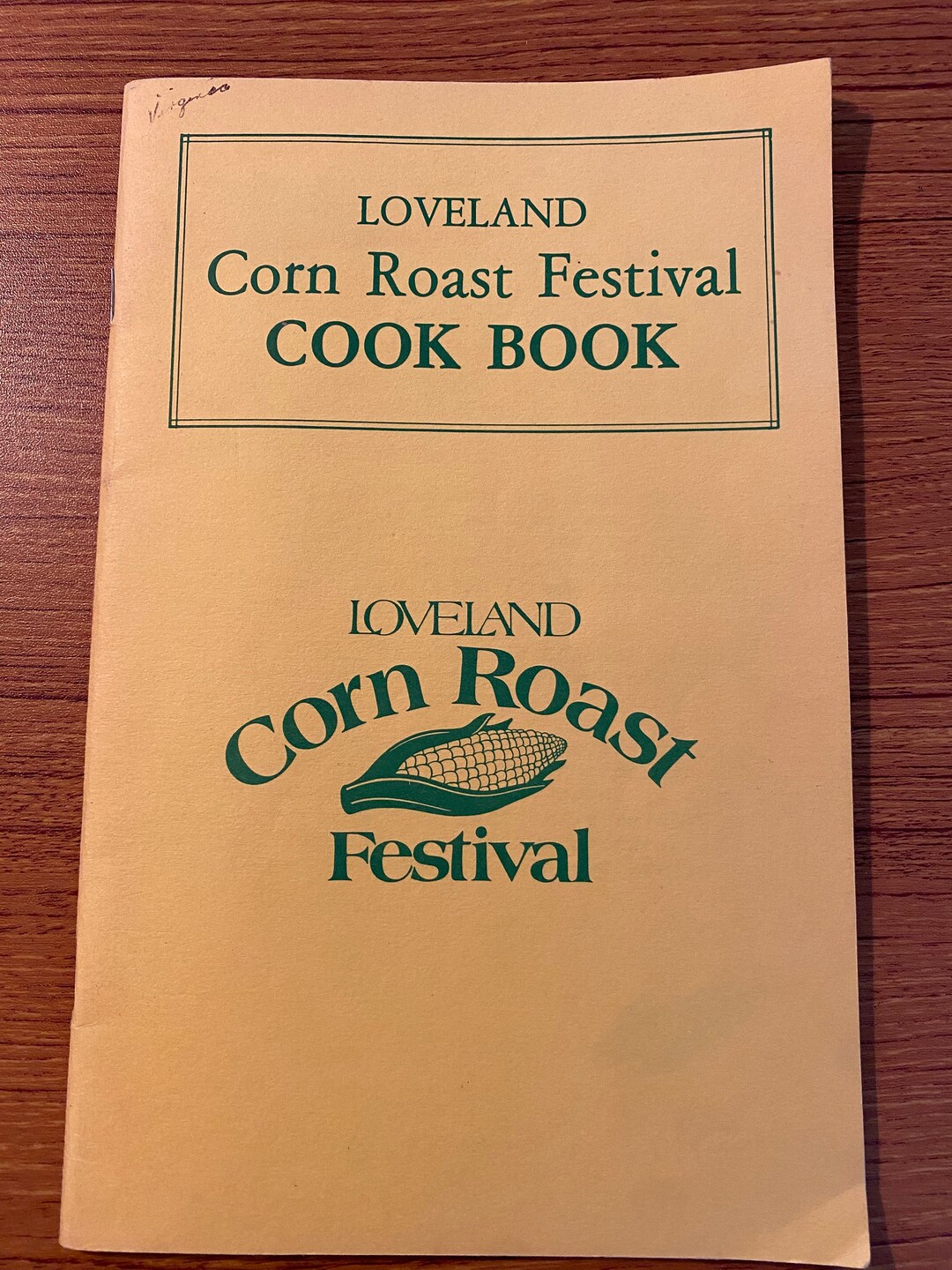 Vintage Loveland Corn Roast Festival Cookbook 1983 Virginia Etsy