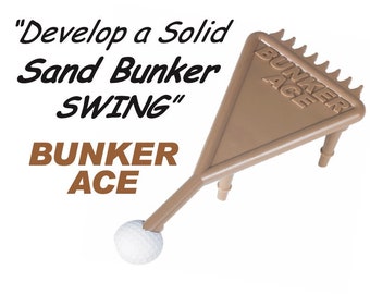 BUNKER ACE Golf Training Practice Tool for Sand Bunker and Chipping