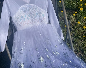 Frozen Princess Dress - Little Girl Dress, Toddler Dress Up, Pretend Play Toys, Preschool Role Play, Halloween Costume for Girls