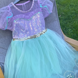 Mermaid Princess Ariel Dress for Girls | Toddler Mermaid Dress | Ariel Costume for Girls | Princess Dress | Halloween & Carnival Ariel Dress
