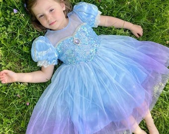 white christmas dresses Girls' Disney Frozen Princess Dress (100-120cm) main image 1