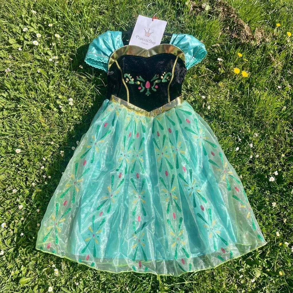 Robe princesse Anna pour tout-petits et fille, costume La Reine des neiges - Canada