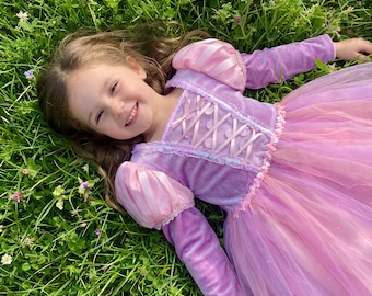 Rapunzel Dress for Girls – Pink Princess Costume for Toddlers