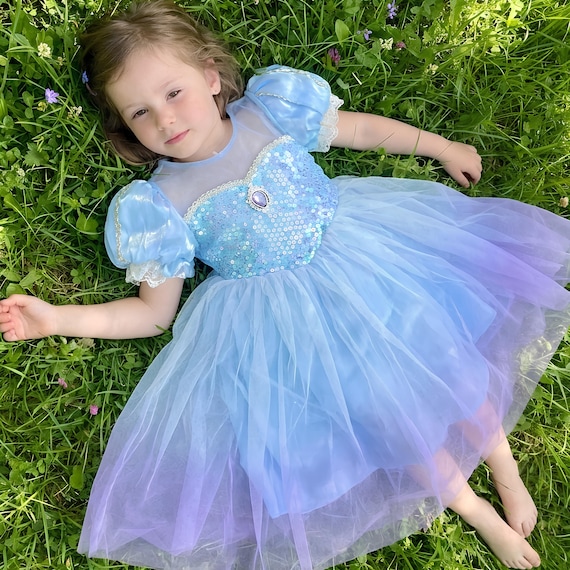 cotton elsa dress for girls Disney Frozen Elsa Girls Dresses Cotton Graphic Blue Casual Flowy Summer Birthday Sundresses Gift Toddlers Kids 3-4t, Girl's, Size: 3-4 Years