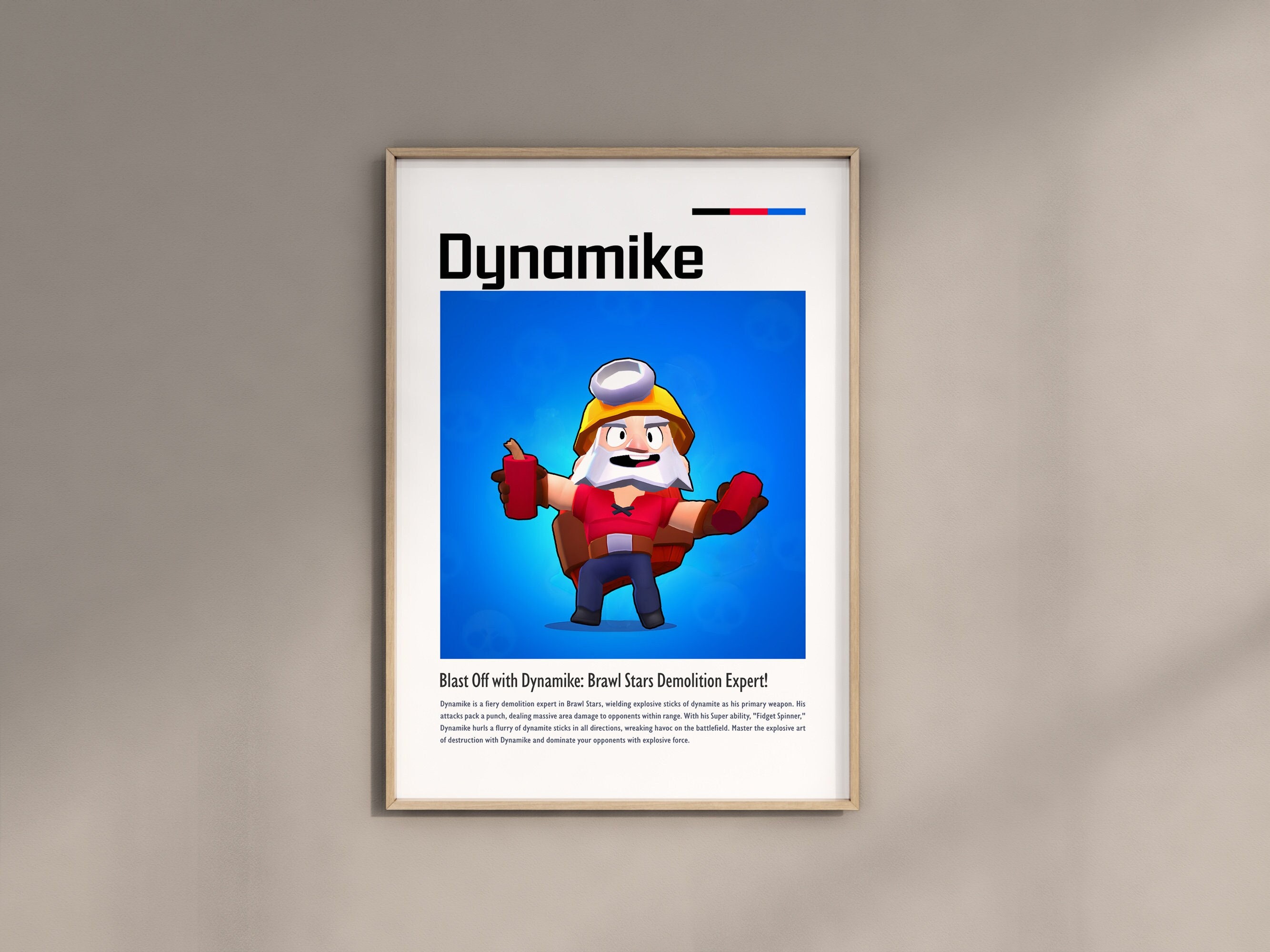Dynamike Brawl Stars Dynamike Digital Poster Brawl Stars Clipart Brawl