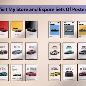 Porsche 911 Evolution Car Poster: Kids Room Decor (Digital Download) image 7