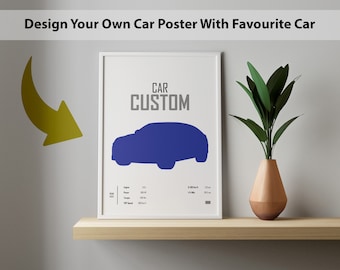 Custom Car Illustration Print: Personalized Automotive Art (Digital Download)