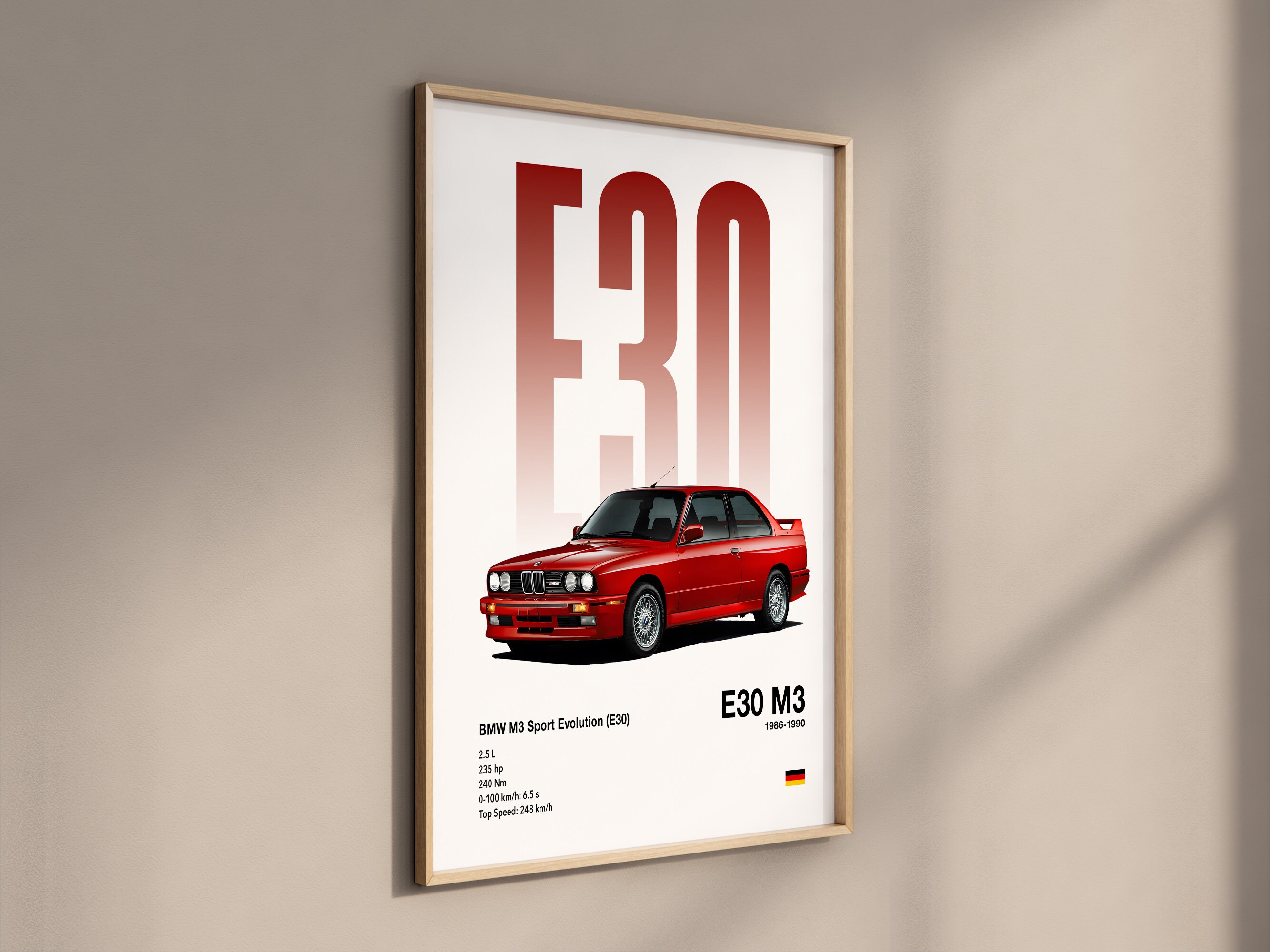 【当時物】 E30 M3 カタログ 価格表付き BMW E30 M3 Car Poster: Automotive Wall Art (printable) - Etsy
