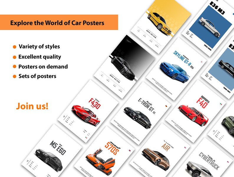 Porsche 911 Evolution Car Poster: Kids Room Decor (Digital Download) image 5