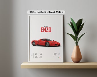 エンツォ・フェラーリ マットポスター - Etsy 日本